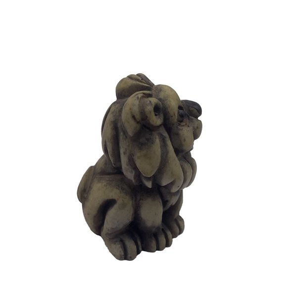 Lion Cub Stone Resin Figurine King Of Jungle VTG Mini Detail Statue Multicolor - Picture 5 of 8